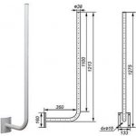 Anténní držák WR-30/110 (SAT/TV, 30 x 110 cm, pozinkovaný) – Hledejceny.cz