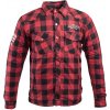 W-TEC flanelová košile s aramidem Black Heart Reginald červeno-černá