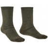 Bridgedale ponožky Explorer HeavyWeight Merino Performance Boot olive