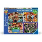 Ravensburger sada 4x100 dílků Toy Story 5 Příběh hraček 4v1 – Zboží Dáma