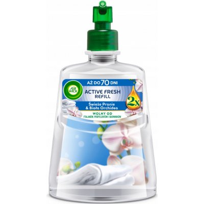 Air Wick Active Fresh Automatic náplň Prádlo a bílá orchidej 228 ml – Zboží Mobilmania
