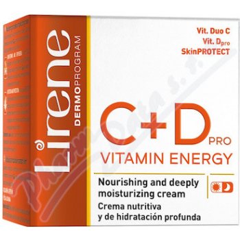 Lirene C+D Pro Vitamin Energy intenzivně hydratační krém s vyživujícím účinkem 30+ Vitamin Duo C 50 ml