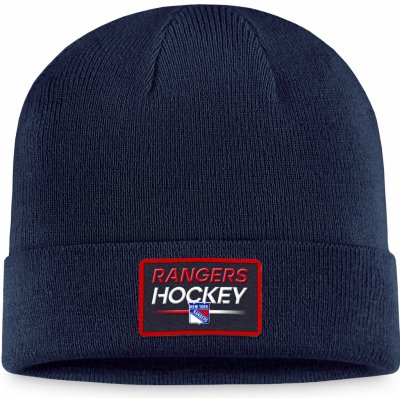 Fanatics pánská zimní čepice New York Rangers Authentic Pro Prime Cuffed beanie – Hledejceny.cz
