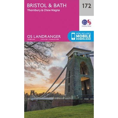 Bristol & Bath, Thornbury & Chew Magna Ordnance SurveySheet map, folded
