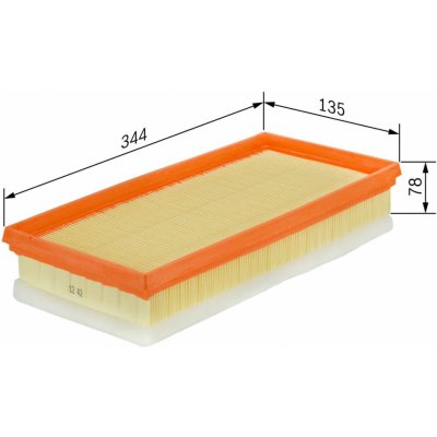 Vzduchový filtr BOSCH F 026 400 172 – Sleviste.cz