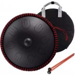 Hluru Hybrid Handpan tongue drum 9 not D-mol minor černý – Hledejceny.cz