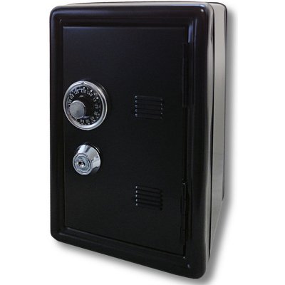 Mini bankovní trezor černý – Sleviste.cz