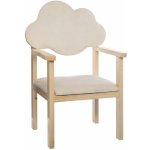 Atmosphera for Kids Dětská židle ve tvaru mraku bílá barva – Zboží Dáma