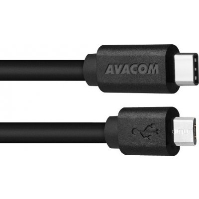Avacom DCUS-TPMIP10K USB Type-C - Micro USB, 100cm, černý – Zbozi.Blesk.cz