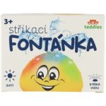 Teddies Hračka do vody Fontánka stříkací plast 10cm žlutá na baterie se světlem v krabičce 11x11x8cm – Zboží Dáma