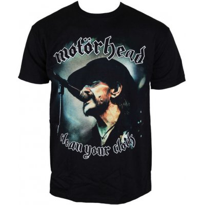 Rock off tričko metal Motörhead Clean Your Clock černá vícebarevná – Zboží Mobilmania