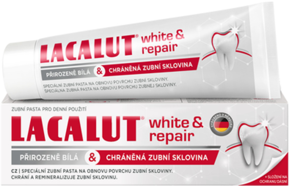 Lacalut White & Repair zubní pasta pro obnovení zubní skloviny 75 ml