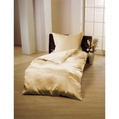 Gerald Wittmann povlečení mikrovlákno krep světle krémová Krep 100% Polyester mikrovlákno 140x200 70x90 – Zboží Dáma