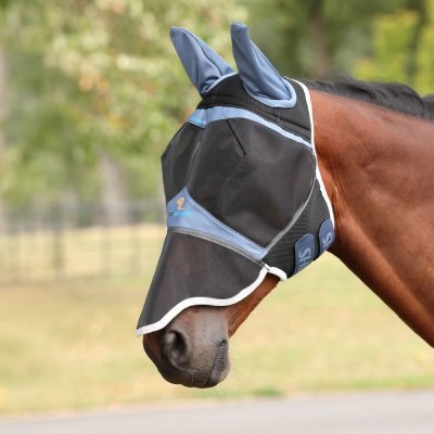 Shires Equestrian Maska na hlavu FlyGuard Pro Air Motion Ears&Nose deep blue – Hledejceny.cz