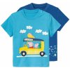 Dětské tričko Chlapecké triko Prasátko Peppa 2 kusy Prasátko Peppa / světle modrá / modrá