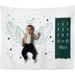 Sablio Milníková deka Křídla a svatozář 100x100 – Zboží Dáma