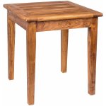 DEOKORK Teakový stůl DANTE 120 × 78 cm kruh 4 nohy – Hledejceny.cz