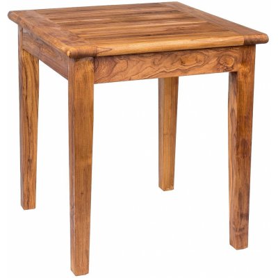 DEOKORK Teakový stůl DANTE 120 × 78 cm kruh 4 nohy – Hledejceny.cz