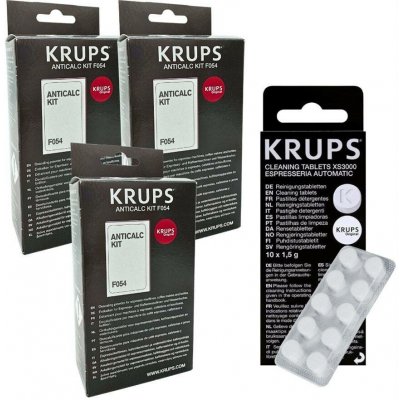 Krups F0540010 3 ks + Krups XS300010 čisticí tablety – Hledejceny.cz