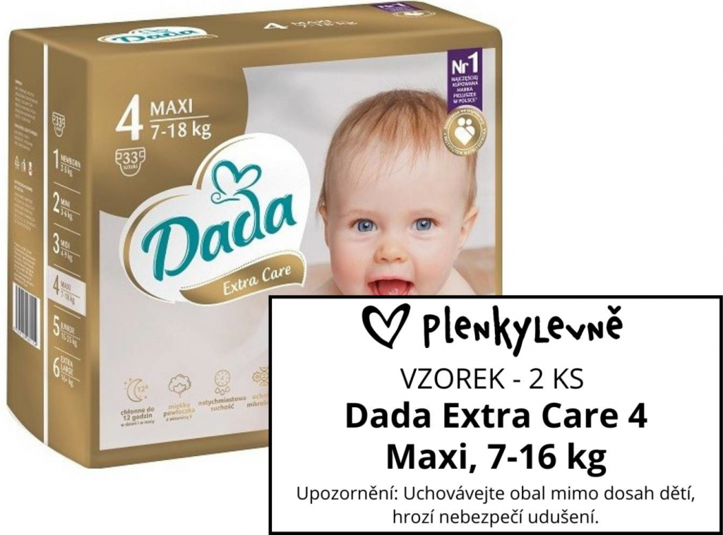 DadaExtra Care 4 Maxi 7-16 kg 2 ks