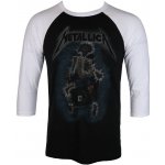Tričko metal NNM Metallica ELECTRIC CHAIR Baseball černá bílá vícebarevná – Zboží Mobilmania