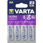 Varta Professional Lithium AA 4ks 6106301404 – Zboží Živě