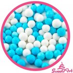SweetArt cukrové perly modré a bílé 7 mm (1 kg) – Hledejceny.cz