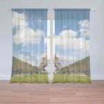 Záclony Eiffelova věž: 2 ks - 150x250 cm - Sablio – Hledejceny.cz