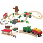 Playtive Dřevěná železnice Statek 43 dílů – Zboží Dáma