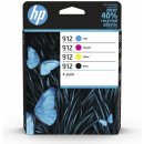 HP 912 originální inkoustová kazeta černá, azurová, purpurová, žlutá 6ZC74AE