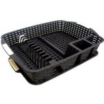 MEGA PLAST Mega Plast, Odkapávač na nádobí, polyratan, 47,5 x 37,5 x 9 cm, wenge – Zboží Dáma