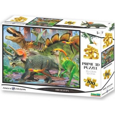 PRIME 3D Puzzle Triceratops 100 ks – Zbozi.Blesk.cz