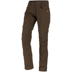 Northfinder Dámské outdoorové 2v1 kalhoty Pearl hnědé