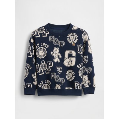 Gap Baby mikina VintageSoft Tmavě modrá – Zboží Dáma