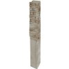 Příslušenství k plotu DITON Plotový systém QUICK WALL STONE Velikost: 15 × 15 × 210, Varianta: Quick wall stone - sloupek koncový 120 béžový mix, Povrch: standard, reliéfní