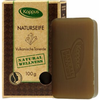 Kappus Natural wellness mýdlo Vulkanická hlína 100 g od 68 Kč - Heureka.cz