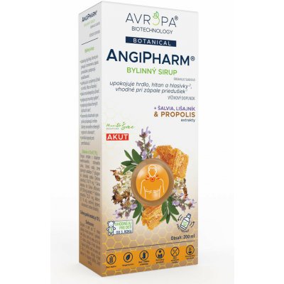 AVROPA AngiPharm bylinný sirup 200 ml – Hledejceny.cz