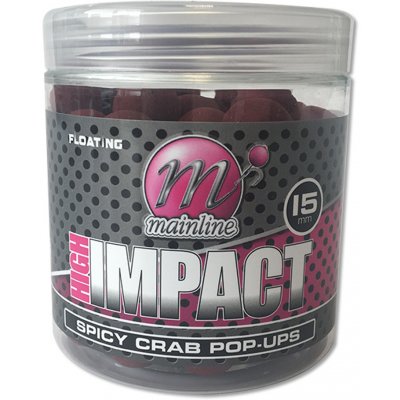 Mainline High Impact Pop-up Boilies 250ml 15mm Spicy Crab