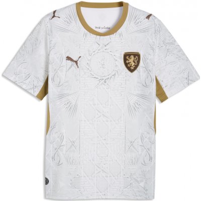 Puma FACR AWAY JERSEY PROMO BíláZlatáŠedá – Sleviste.cz