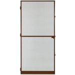 DEMA 94261D Dveřní síťka proti hmyzu s hliníkovým rámem 95x210 cm, hnědá – Hledejceny.cz