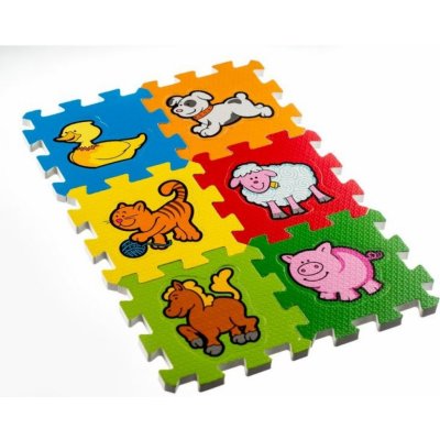 Teddies puzzle Moje první zvířátka 15x15x1 2cm MPZ 6 ks – Zbozi.Blesk.cz