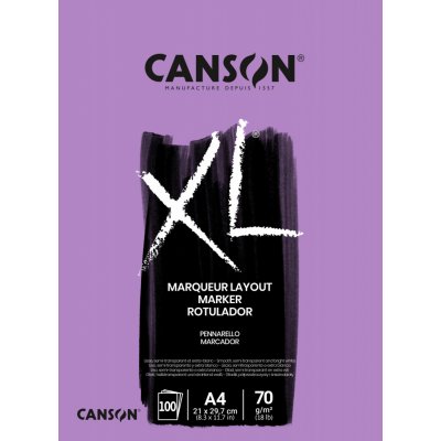Canson XL Marker Skicák lepený A4 70g 100 listů – Zboží Dáma