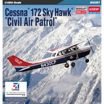 ACADEMY Model Kit letadlo 12367 CESSNA 172 SKYHAWK CIVIL AIR PATROL 1:48 – Hledejceny.cz