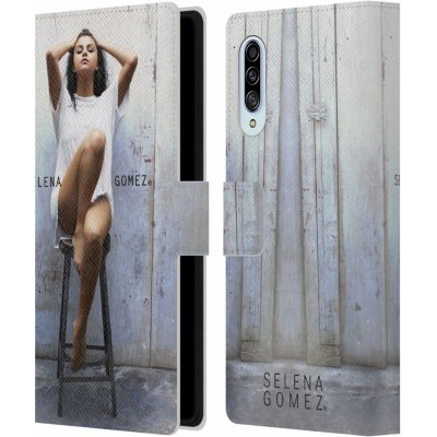 Pouzdro HEAD CASE pro mobil Samsung Galaxy A90 5G - zpěvačka Selena Gomez - Good For You (Otevírací obal, kryt na mobil Samsung Galaxy A90 5G Selena Gomez - foto na židli)