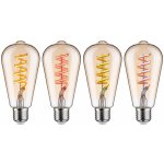 Paulmann LED rustik ZigBee E27 6,3W RGBW dim zlatá 29158 – Hledejceny.cz