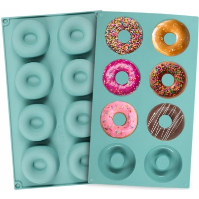 Kitchen&home F17294 Silikonová forma na donuty koblihy 30x17cm modrá – Hledejceny.cz