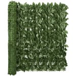 vidaXL Balkónová zástěna s tmavě zelenými listy 600 x 100 cm – Zboží Mobilmania