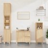 Koupelnový nábytek Nábytek XL Koupelnová skříňka dub sonoma 65 x 33 x 60 cm kompozitní dřevo