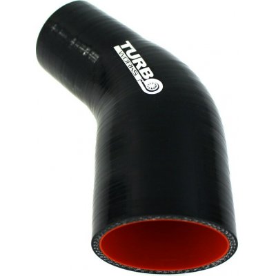 Silikonová hadice - 45° redukce Pro černá 70-76 mm – Hledejceny.cz