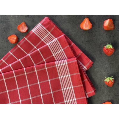 Sleep-well Pozitiv 50x70 cm vínová/bílá 3 ks – Sleviste.cz